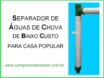 VER MANUAL DO SEPARADOR DE GUAS DA CHUVA DE BAIXO CUSTO