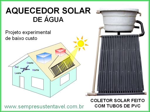 AQUECEDOR SOLAR DE GUA PARA BANHO